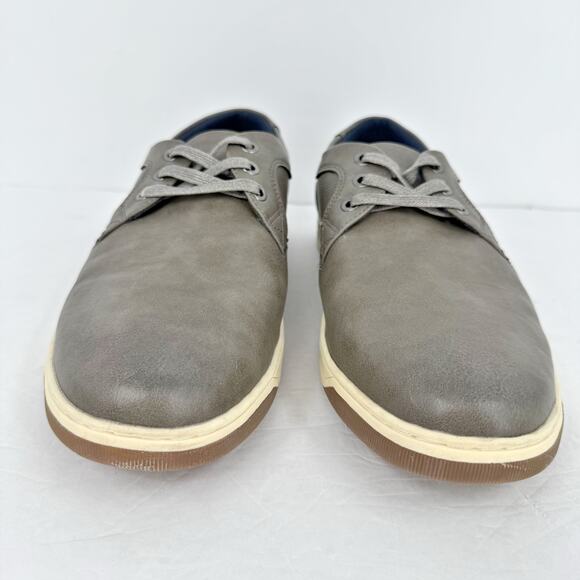Jousen Mens 3 Eyelets Fashion Sneakers US 12 EU 46 Grey EUC - Picture 4 of 11